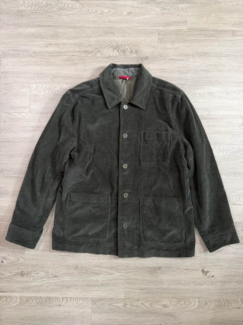 Men's Untuckit Dark Green Corduroy Jacket Barns